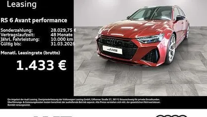 Gebraucht Audi RS6 Performance 630 PS (463 kW) 2025 Kombi