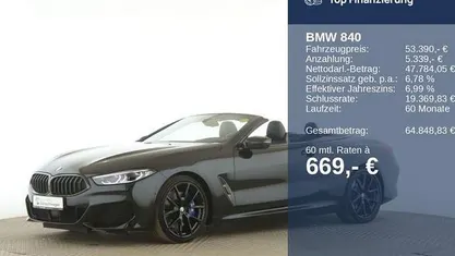 Gebraucht BMW 840 Sport Line 333 PS (244 kW) 2022 Schwarz Coupé