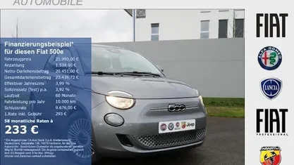 Gebraucht Fiat 500e Icon 87 kW (119 PS) 2022 Schwarz Limousine