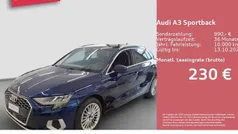 Blau Gebraucht 2024 Audi A3 Sportback Advanced Limousine | 29.990 € (Superpreis)