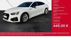 Weiß Gebraucht 2020 Audi A5 Sportback S-Line Limousine | 30.930 € (Fairer Preis)