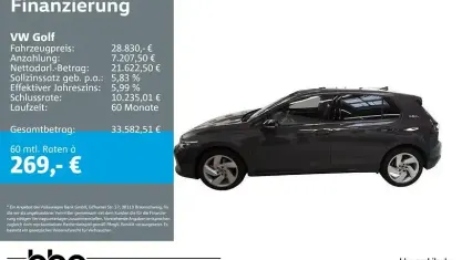 Gebraucht VW Golf VIII Goal 204 PS (150 kW) 2025 Grau Limousine