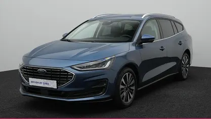 Chromablau metallic Gebraucht 2024 Ford Focus Titanium X Kombi | 19.950 € (Superpreis)