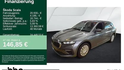 Gebraucht Skoda Scala Essence 116 PS (85 kW) 2025 Graphitegrau metallic Kleinwagen