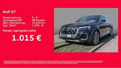 Nouă Audi Q7 Ambiente 394 CP (289 kW) 2025 Negru SUV