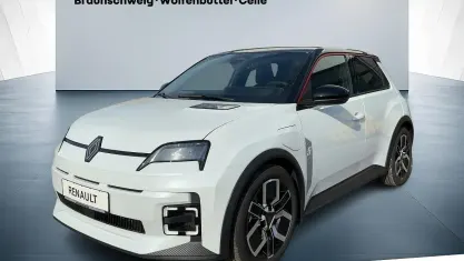 Neu Renault 5 E-Tech Komfort 11 kW (15 PS) 2025 Perlmuttweiß mit dach in black pearlschwarz (schwarz)
