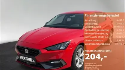 Gebraucht Seat Leon FR 204 PS (150 kW) 2022 Rot Limousine