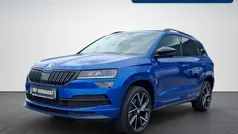 Raceblau metallic Gebraucht 2021 Skoda Karoq SportLine SUV | 26.380 € (Fairer Preis)