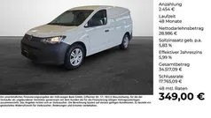 Candyweiß Neu 2024 VW Caddy Maxi Van / Kleinbus | 31.440 € (Superpreis)