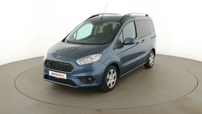 Gebraucht Ford Tourneo Courier Titanium 101 PS (74 kW) 2019 Blau Van / Kleinbus