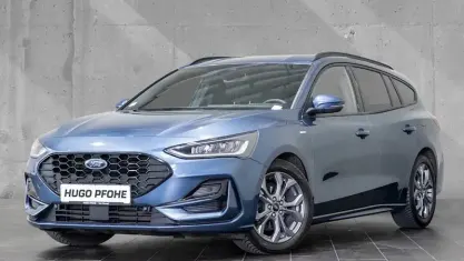 Brugt Ford Focus ST-Line X 125 HK (91 kW) 2023 Blå Stationcar