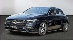 Unilack nachtschwarz Gebraucht 2023 Mercedes A180 AMG Limousine | 31.820 € (Fairer Preis)