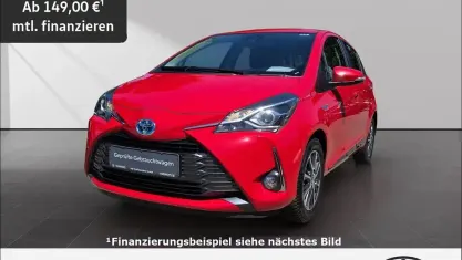 Occasion Toyota Yaris Hybrid Club 101 ch (74 kW) 2018 Rouge Citadine