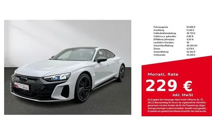 Gebraucht Audi e-tron GT quattro Ambiente 350 kW (476 PS) 2022 Suzukagrau metallic Limousine