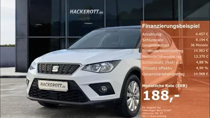 Weiss Gebraucht 2021 Seat Arona Style SUV | 14.980 € (Fairer Preis)