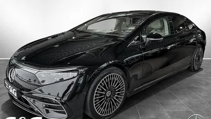 Gebraucht Mercedes EQS580 AMG 384 kW (523 PS) 2023 Metalliclack obsidianschwarz met Limousine