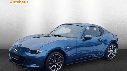 Turmalinblau metallic Gebraucht 2019 Mazda MX5 Sports-Line Cabrio | 20.980 € (Fairer Preis)