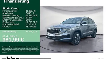 Gebraucht Skoda Karoq Tour 150 PS (110 kW) 2025 SUV