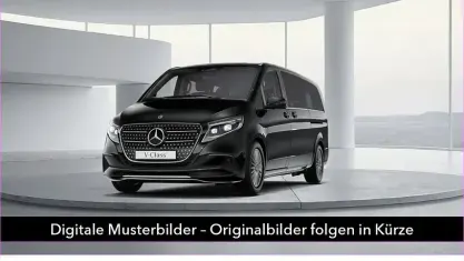 Usata Mercedes V300 Avantgarde 237 CV (174 kW) 2025 Nero Monovolume