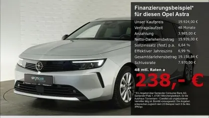 Gebraucht Opel Astra Elegance 131 PS (96 kW) 2023 Silber Kombi