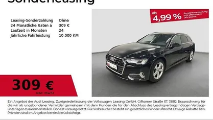 Mythosschwarz metallic Gebraucht 2025 Audi A6 Advanced Plus Kombi | 49.980 € (Fairer Preis)