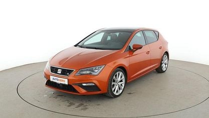 Używany Seat Leon FR 150 KM (110 kW) 2019 Pomarańczowy Sedan/Limuzyna