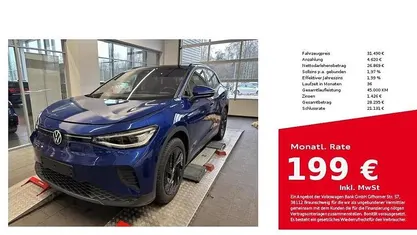 Gebraucht VW ID.4 Pro Performance 150 kW (204 PS) 2022 Blue dusk SUV