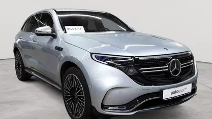 Hightechsilber metallic Gebraucht 2022 Mercedes EQC400 AMG line SUV | 34.990 € (Fairer Preis)