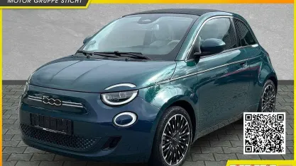 Brugt Fiat 500e La Prima 86 kW (118 HK) 2023 Grøn Cabriolet