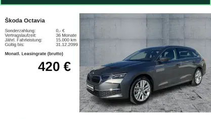 Gebraucht Skoda Octavia Tour 150 PS (110 kW) 2025 Grau Kombi