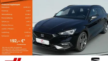 Brugt Seat Leon FR 190 HK (139 kW) 2023 Sort Sedan