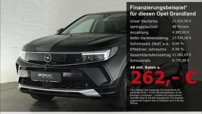 Gebraucht Opel Grandland X Elegance 131 PS (96 kW) 2023 Karbon schwarz SUV
