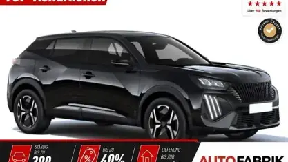 Neu Peugeot 2008 Allure Turbo 101 PS (74 kW) 2026 Perla nera schwarz metallic SUV