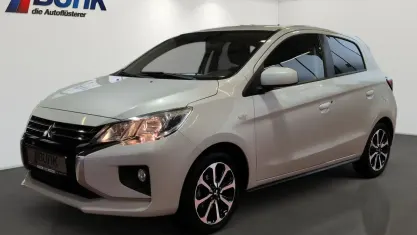 Gebraucht Mitsubishi Space Star Spirit+ 71 PS (52 kW) 2022 Titanweiss (d) Kleinwagen