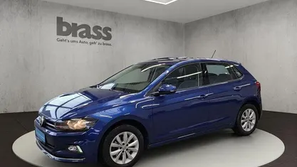 Reef blue metallic Gebraucht 2018 VW Polo Highline Limousine | 12.980 € (Fairer Preis)