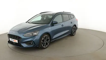 Gebraucht Ford Focus ST-Line 125 PS (91 kW) 2020 Blau Kombi