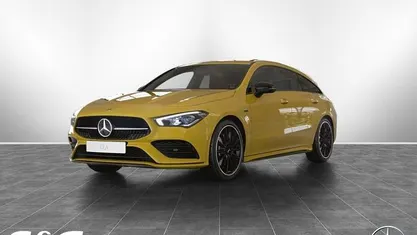 Gebraucht Mercedes CLA250e Shooting Brake AMG 160 PS (117 kW) 2020 Unilack sonnengelb Kombi