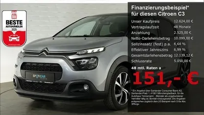 Grau Gebraucht 2020 Citroën C3 Shine Limousine | 12.624 € (Fairer Preis)