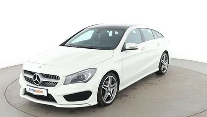 Gebraucht Mercedes CLA180 Shooting Brake AMG line 122 PS (89 kW) 2015 Weiß Kombi