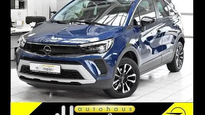 Blau nautic blau met. Gebraucht 2023 Opel Crossland Elegance SUV | 17.985 € (Fairer Preis)