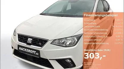 Gebraucht Seat Ibiza FR 95 PS (69 kW) 2019 Weiss Kleinwagen