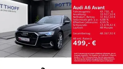 Gebraucht Audi A6 Advanced Plus 299 PS (219 kW) 2025 Mythosschwarz metallic Kombi