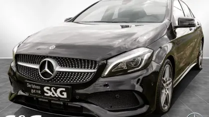 Gebraucht Mercedes A180 AMG 122 PS (89 kW) 2018 Nachtschwarz uni Limousine