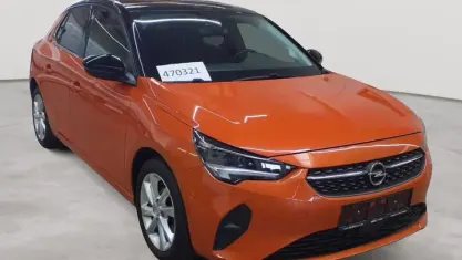 Gebraucht Opel Corsa Elegance 75 PS (55 kW) 2023 Dynamik orange metallic/dach karbon schwarz metallic Kleinwagen