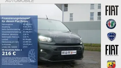 Nuova Fiat Doblò Comfort 131 CV (96 kW) 2025 Blu Monovolume