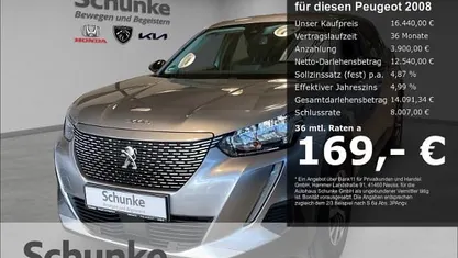 Gebraucht Peugeot e-2008 Active 100 kW (136 PS) 2022 Grau SUV