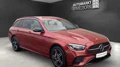 Rot Gebraucht 2021 Mercedes E300 AMG Kombi | 30.890 € (Fairer Preis)
