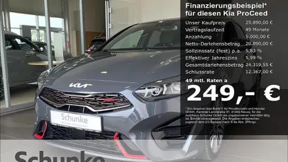 Gebraucht Kia ProCeed GT 204 PS (150 kW) 2022 Schwarz Kombi