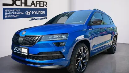 Gebraucht Skoda Karoq SportLine 190 PS (139 kW) 2021 Raceblau metallic SUV