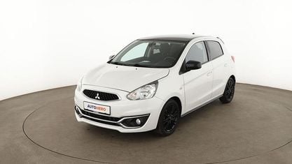 Gebraucht Mitsubishi Space Star Diamant Edition 80 PS (58 kW) 2018 Weiß Kleinwagen